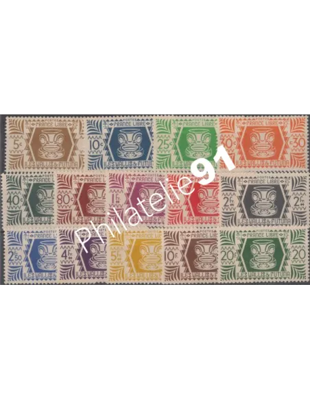 Timbres de WALLIS ET FUTUNA  n°133 à 146,Série de Londres, colonies