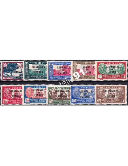 Wallis et Futuna, n° 77 à 86 neufs, collection timbres Colonies