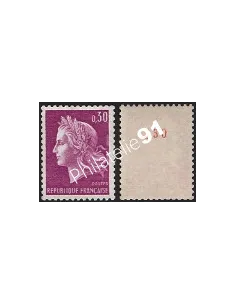 n° 1536b  - Type Marianne de Cheffer - 30 c. lilas, timbres de France