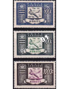Monaco, PA n° 42 à 44 neufs, collection timbres Monaco
