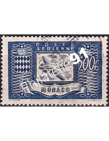 Monaco, PA n° 42 oblitéré, collection timbres Monaco