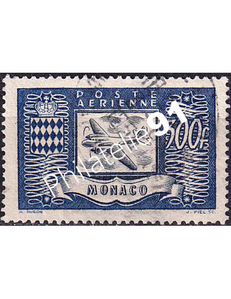 Monaco, PA n° 42 oblitéré, collection timbres Monaco