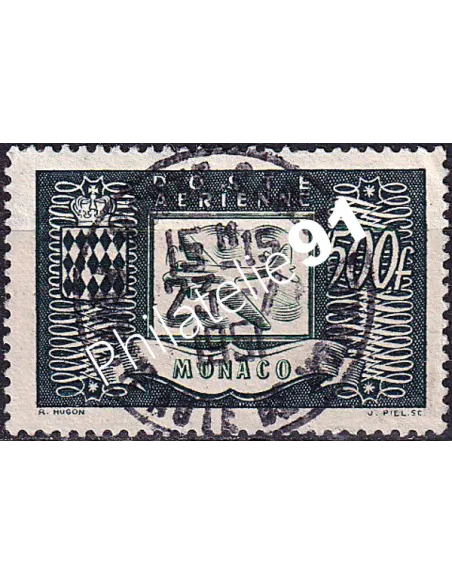 Monaco, PA n° 43 oblitéré, collection timbres Monaco