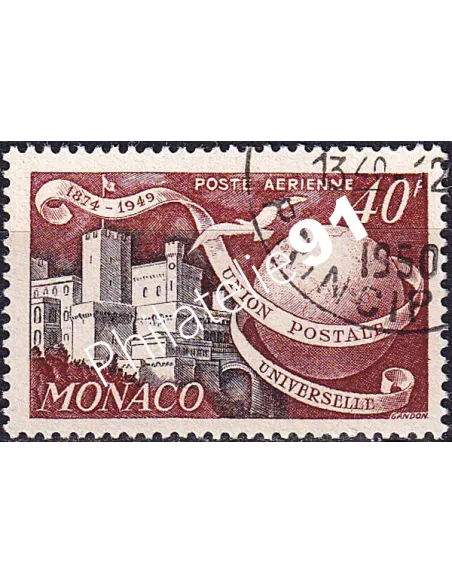 Monaco, PA n° 46 oblitéré, collection timbres Monaco