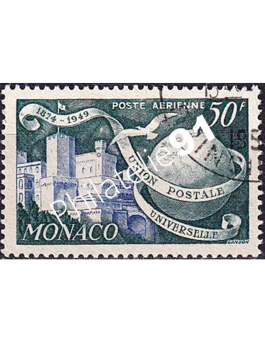 Monaco, PA n° 47 oblitéré, collection timbres Monaco