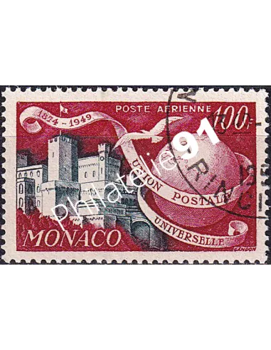 Monaco, PA n° 48 oblitéré, collection timbres Monaco