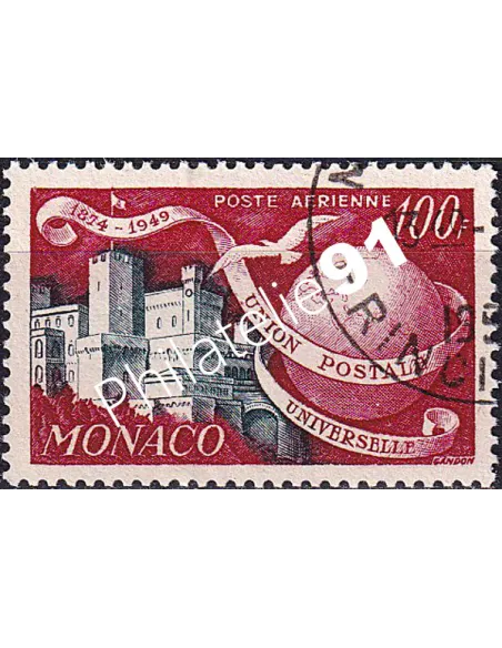 Monaco, PA n° 48 oblitéré, collection timbres Monaco