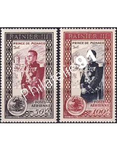 Monaco, PA n° 49 à 50 neufs, collection timbres Monaco