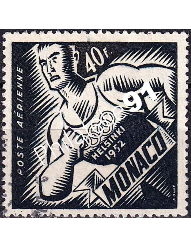 Monaco, PA n° 51 oblitéré, collection timbres Monaco