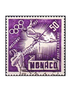 Monaco, PA n° 52 oblitéré, collection timbres Monaco