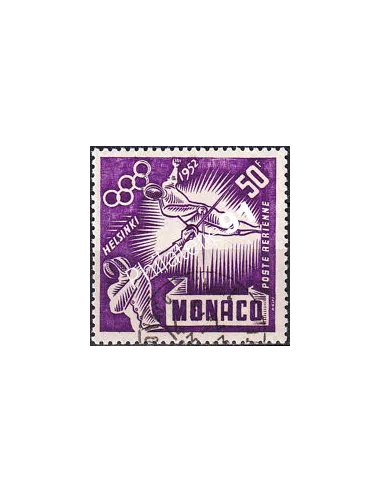 Monaco, PA n° 52 oblitéré, collection timbres Monaco