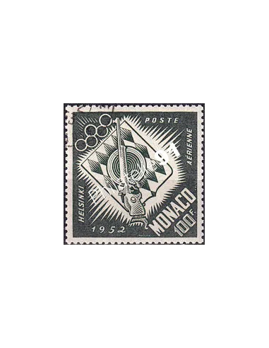 Monaco, PA n° 53 oblitéré, collection timbres Monaco