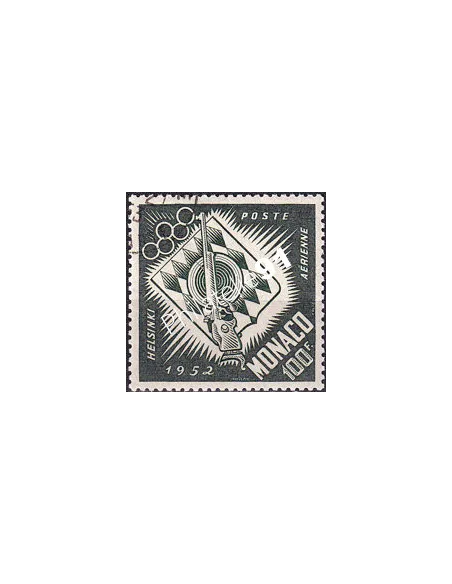 Monaco, PA n° 53 oblitéré, collection timbres Monaco