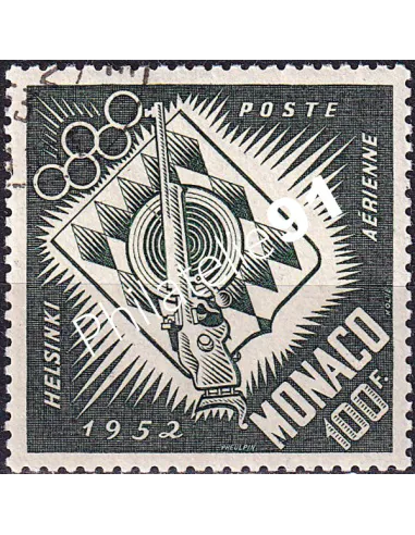 Monaco, PA n° 53 oblitéré, collection timbres Monaco