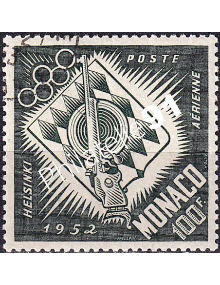 Monaco, PA n° 53 oblitéré, collection timbres Monaco