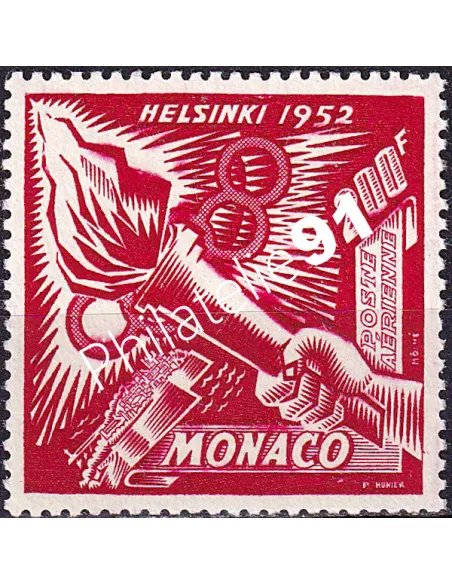 Monaco, PA n° 54 charnière, collection timbres Monaco