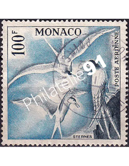 Monaco, PA n° 55 oblitéré, collection timbres Monaco