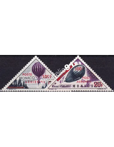 Monaco, PA n° 61 à 62 neufs, collection timbres Monaco