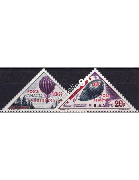 Monaco, PA n° 61 à 62 neufs, collection timbres Monaco