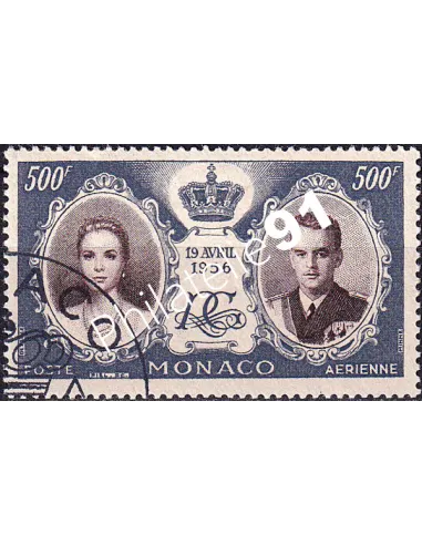 Monaco, PA n° 65 oblitéré, collection timbres Monaco