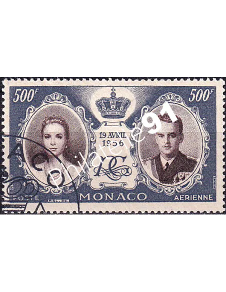 Monaco, PA n° 65 oblitéré, collection timbres Monaco