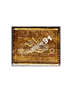 Cameroun - Timbre neuf de Poste Aérienne n° 137  - Timbre en or - Thème : Napoléon.