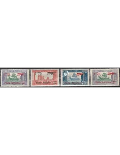 Timbre de TUNISIE PA n° 3 à 6 - Timbres des colonies françaises