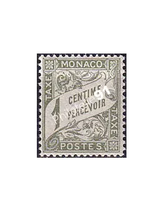 Monaco, Timbre-taxe n° 1 neuf, collection timbres Monaco