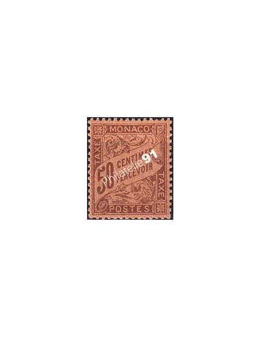 Monaco, Timbre-taxe n° 7 neuf, collection timbres Monaco