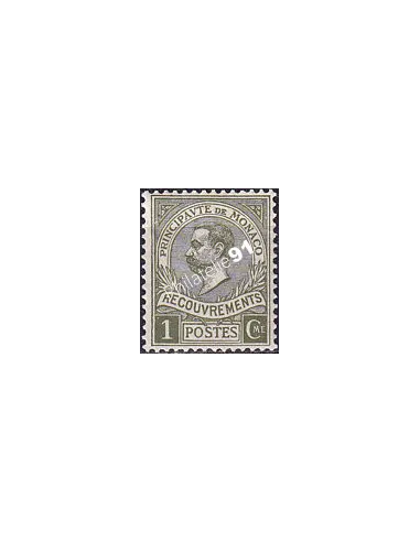 Monaco, Timbre-taxe n° 8 charnière, collection timbres Monaco