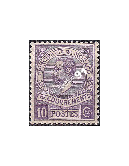 Monaco, Timbre-taxe n° 9 neuf, collection timbres Monaco