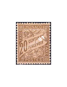 Monaco, Timbre-taxe n° 18 charnière, collection timbres Monaco