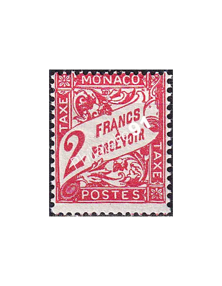Monaco, Timbre-taxe n° 24 charnière, collection timbres Monaco