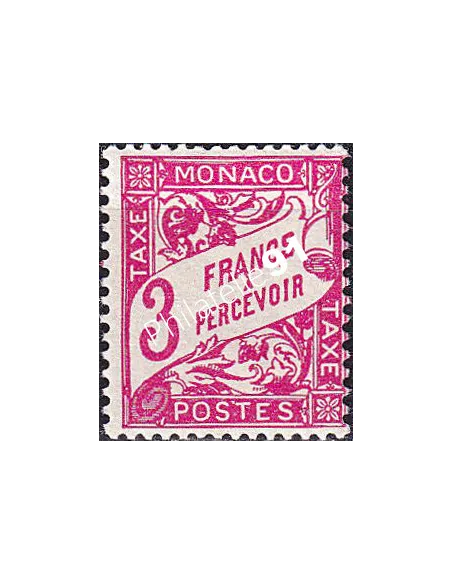 Monaco, Timbre-taxe n° 25 neuf, collection timbres Monaco