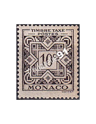 Monaco, Timbre-taxe n° 29 neuf, collection timbres Monaco