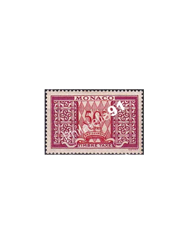 Monaco, Timbre-taxe n° 38A neuf, collection timbres Monaco