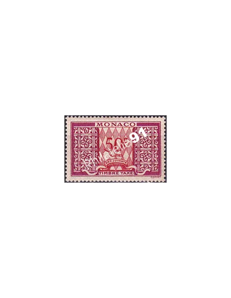 Monaco, Timbre-taxe n° 38A neuf, collection timbres Monaco