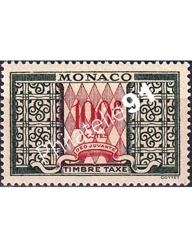 Monaco, Timbre-taxe n° 39 neuf, collection timbres Monaco