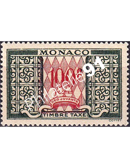 Monaco, Timbre-taxe n° 39 neuf, collection timbres Monaco
