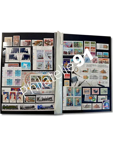 Lot de timbres du Canada, collection Lot Tous Pays