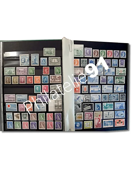 Lot de timbres du Canada, collection Lot Tous Pays