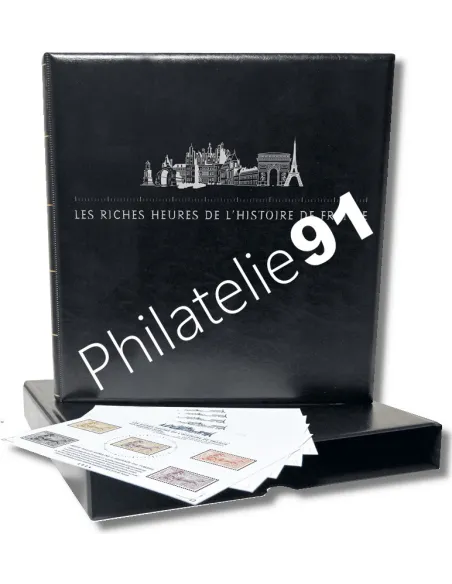 ALBUM les Riches Heures de l'Histoire de France, matériel philatélie