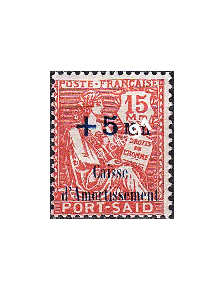 PORT-SAÏD, n° 86 charnière, collection timbres colonies françaises