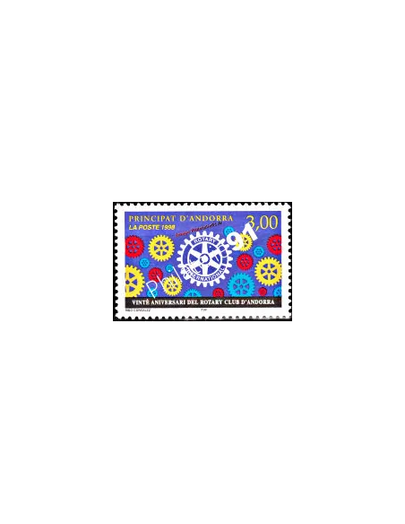 Timbre d'Andorre Français n° 500 - Thématique: Rotary