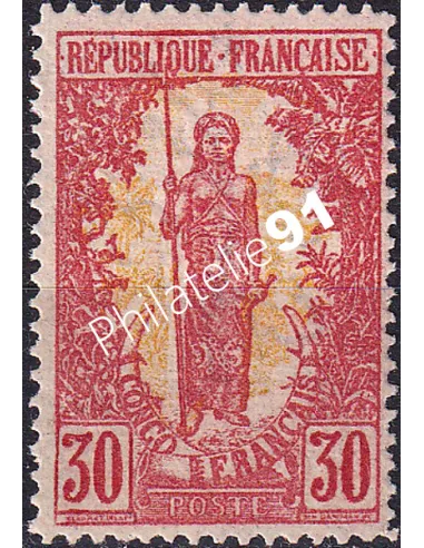 Congo, n° 35, timbres des colonies françaises