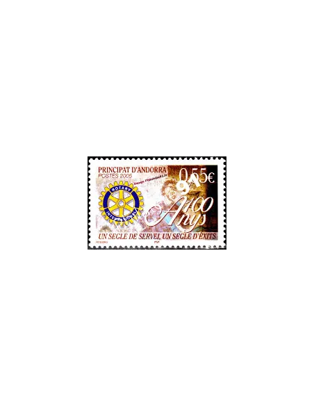 Timbre d'Andorre Français n° 618 - Thématique: Rotary