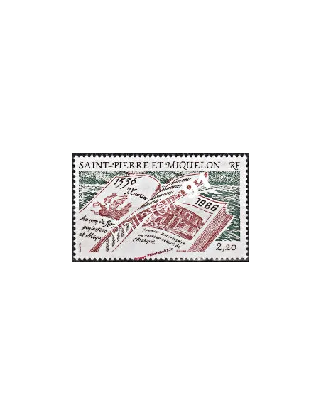 Timbre de SAINT PIERRE ET MIQUELON n° 470, timbres des Dom-Tom