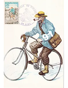 France, n° 1710 sur Carte Maximum, Collection lettre France