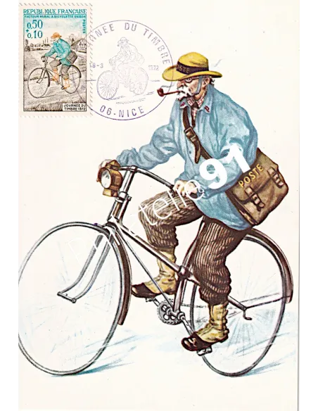 France, n° 1710 sur Carte Maximum, Collection lettre France