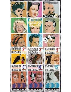 Tous Pays, 2 séries de timbres cinéma,  Lots Thématiques